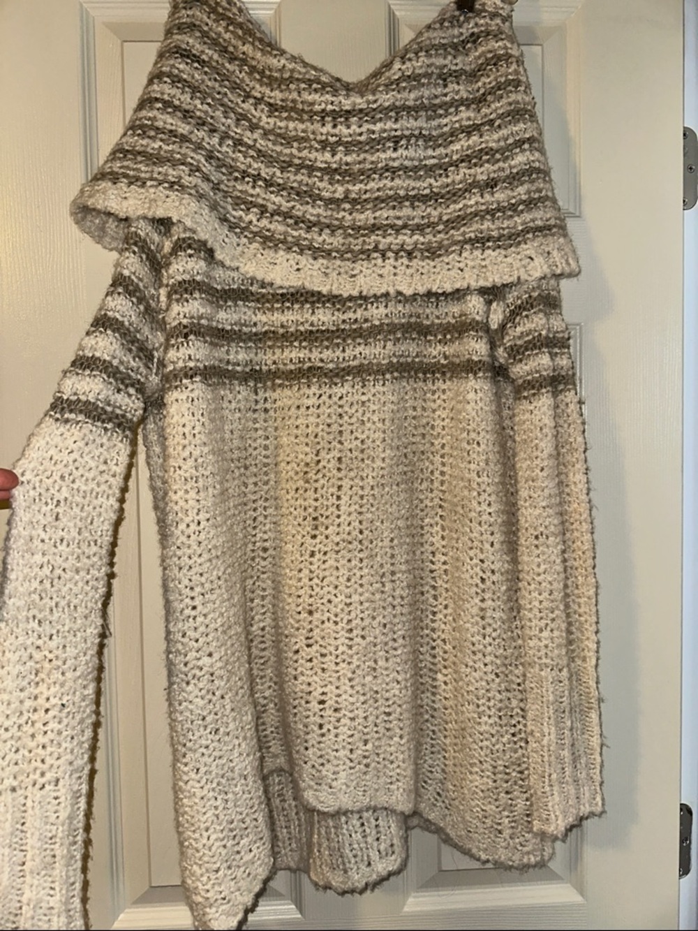 Free People off the shoulder knit sweater